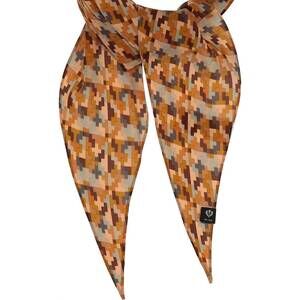 NEW V. FRAAS women's mini geo necktie in sand